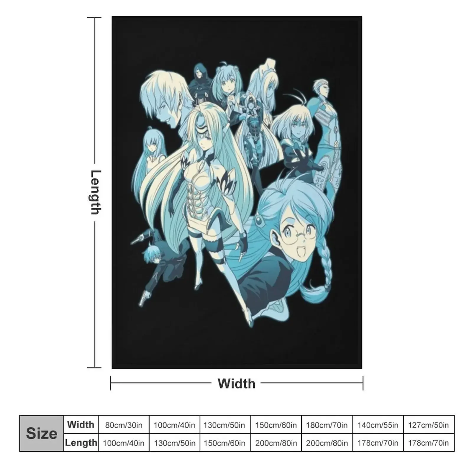 Xenosaga мягкое фланелевое одеяло