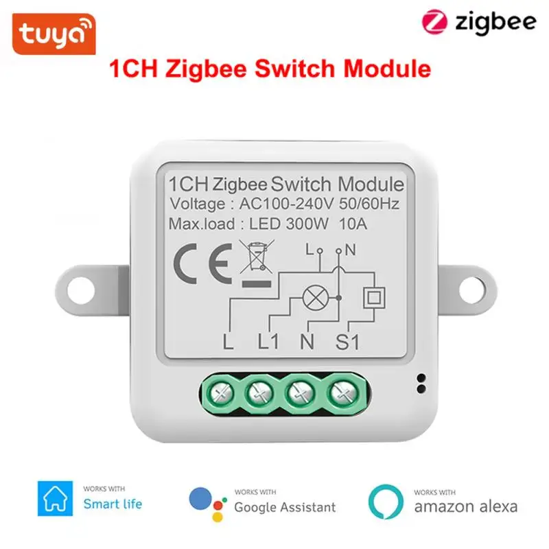

Коммутатор Tuya Zigbee 3,0, 1/2/3/4 клавиши, с поддержкой приложения