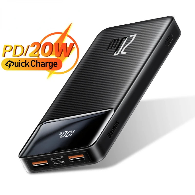 

2023New 30000mAh Power Bank 20W Portable Charger Powerbank 20000mAh External Battery Fast Charging For iPhone Xiaomi PoverBank