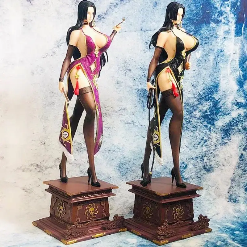 

50cm One Piece Figures Boa Hancock Anime Figure Gk Tpr Sexy Figurine Pvc Statue Model Doll Toy Collectible Decoration Birthday