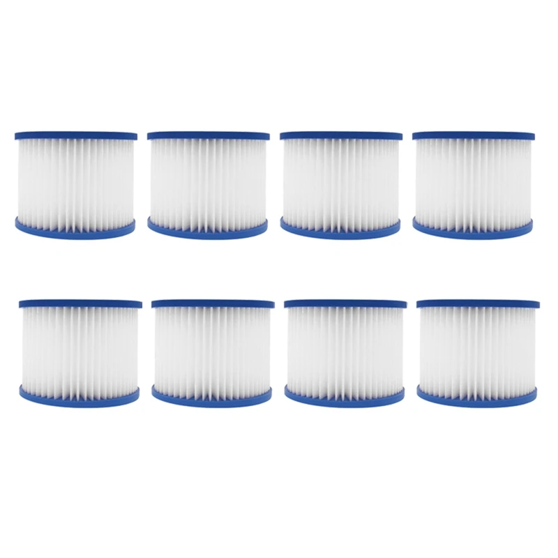 

8PCS Filter For Bestway Children's Swimming Pool LAY-2-SPA VI Inflatable Pool Filter Filter Replacement Parts