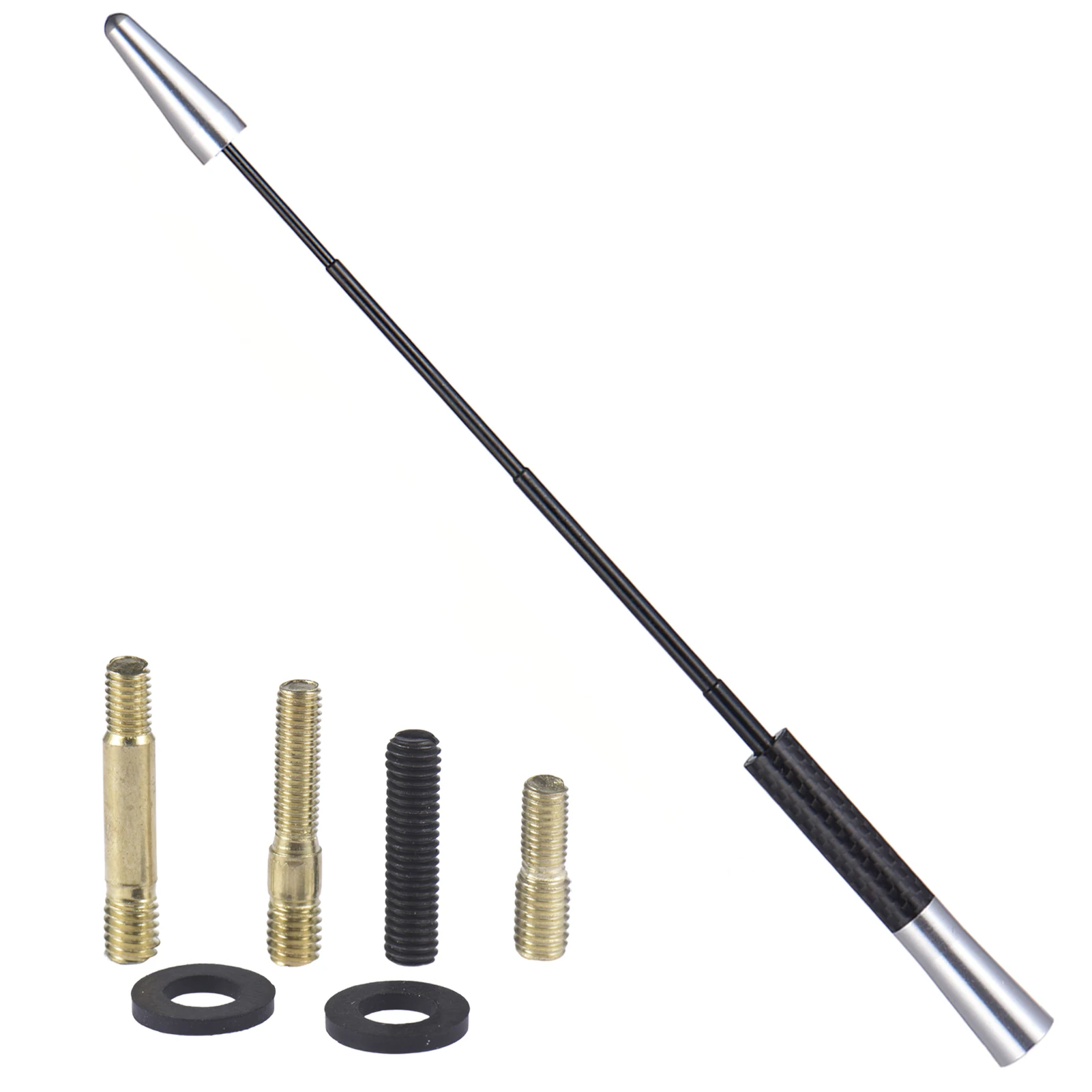 

Car Radio Antenna Waterproof Car Rod Aerial Universal Car Aerial Outdoor AM/FM Reception Radio Antenna Booster Retractable Rod