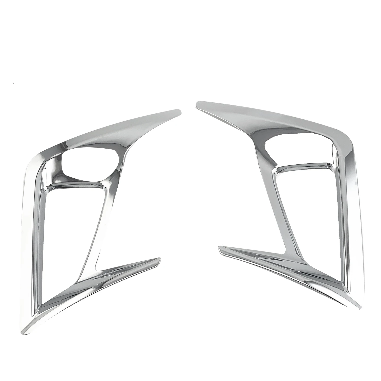 2 шт. накладки для фонаря противотуманная задняя хромированная лампа хэтчбека Ford