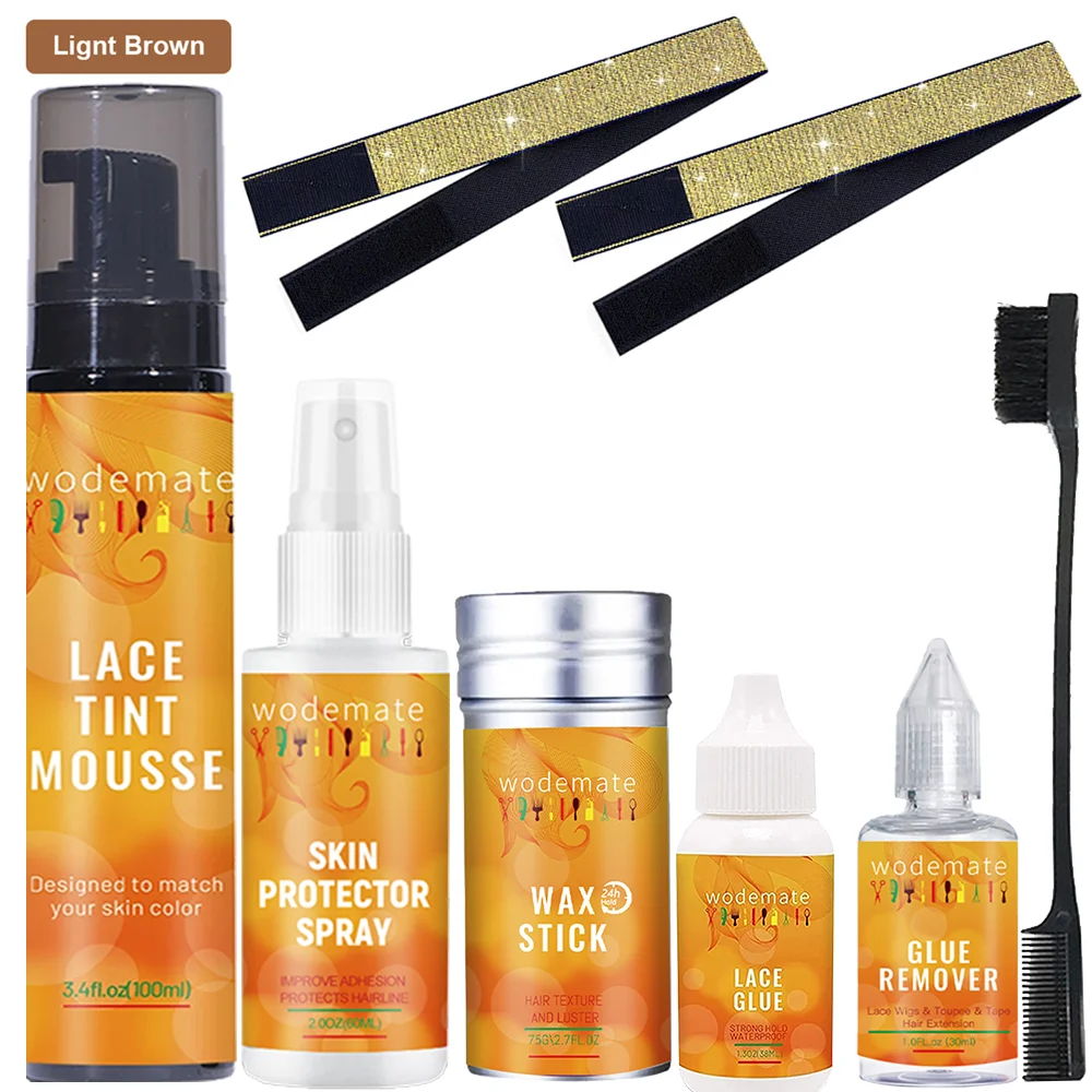 Parrucca Anteriore In Pizzo Colla Impermeabile Extra Hold Wax Stick Per Parrucca Pizzo Frontale Spray Carnagione Protezione Del Cuoio Capelluto Spray 