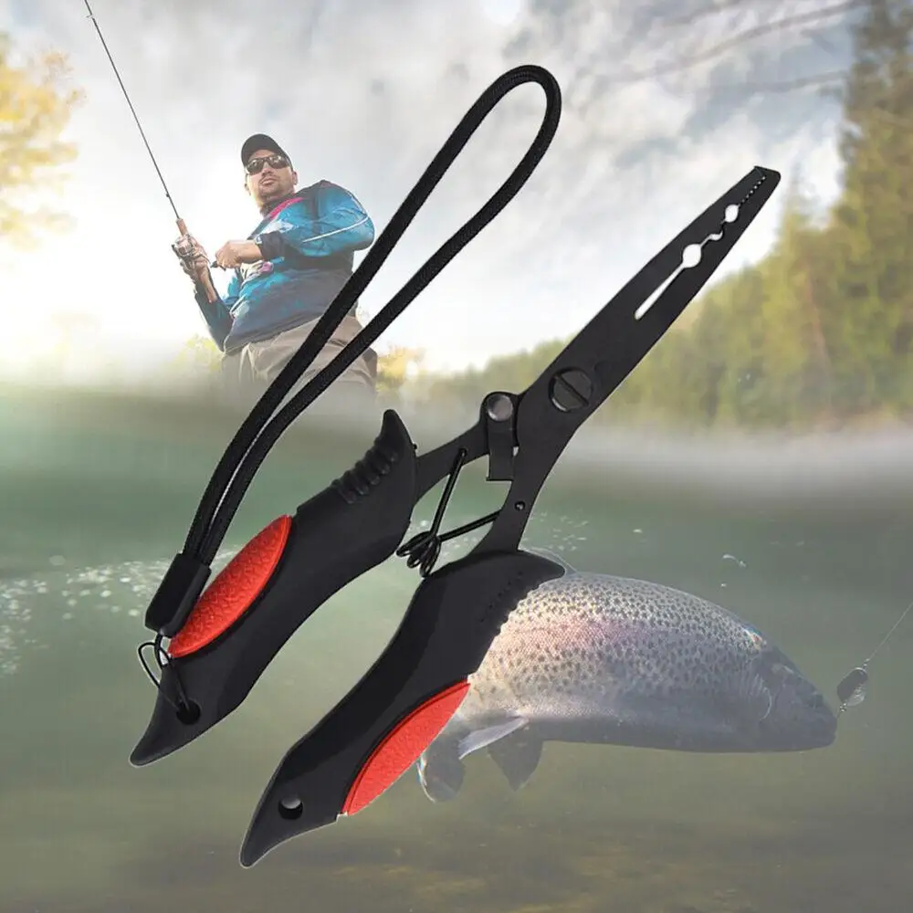 

Steel Hook Removers Stainless Steel Scissor Plastic Handle Bait Line Cutter Fishing Line Cutter Fishing Pliers Fish Tongs