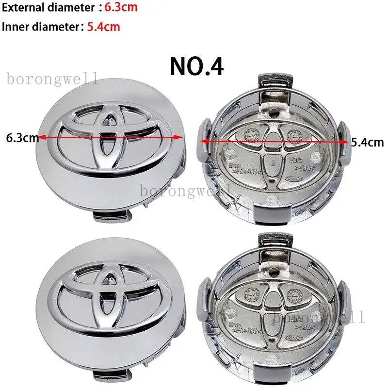 4 шт. аксессуары для Toyota Crown Avanz Hilux Passo Wish Corsa Pajero Yaris Camry Corona Century Corolla Prius Previa