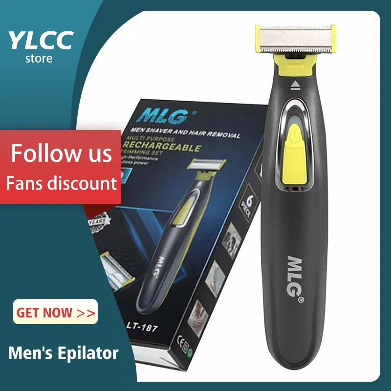 For Men Professional Beard Trimmer Cordless Razor Body Trimer Usb Rechargeable Face Male Hair Shaving Machine