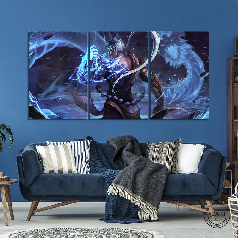 Игровой плакат Лига Легенд настенная бумага Lee Sin высокое качество живопись для