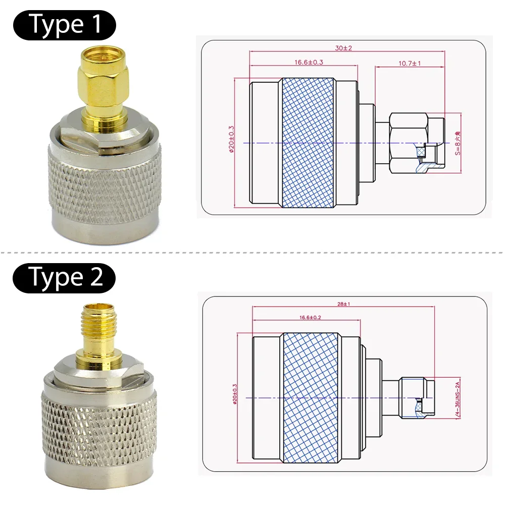 MEYNOOE N to SMA Connector