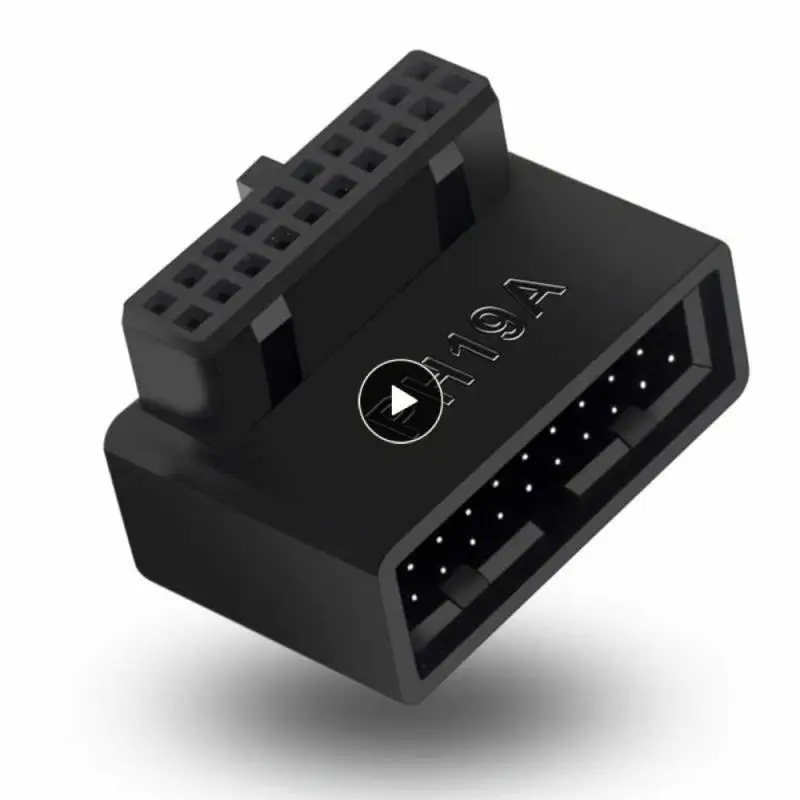 

Computer Computer Converter Adapter Computer Adapter Extension 90 Degrees Motherboard Connector Motherboard 19pin