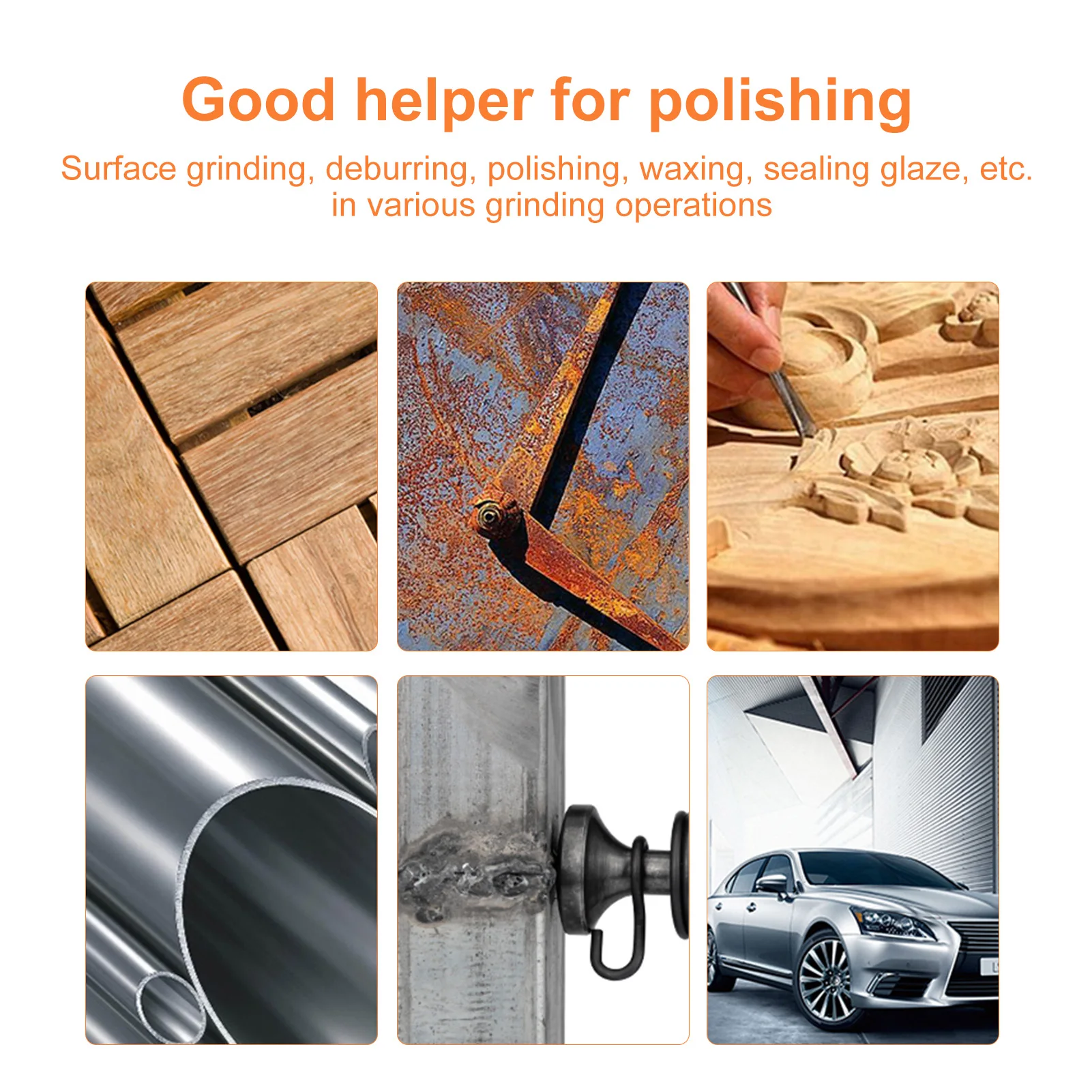 60шт Пневматическая шлифовальная машина Черная эксцентриковая пневматическая