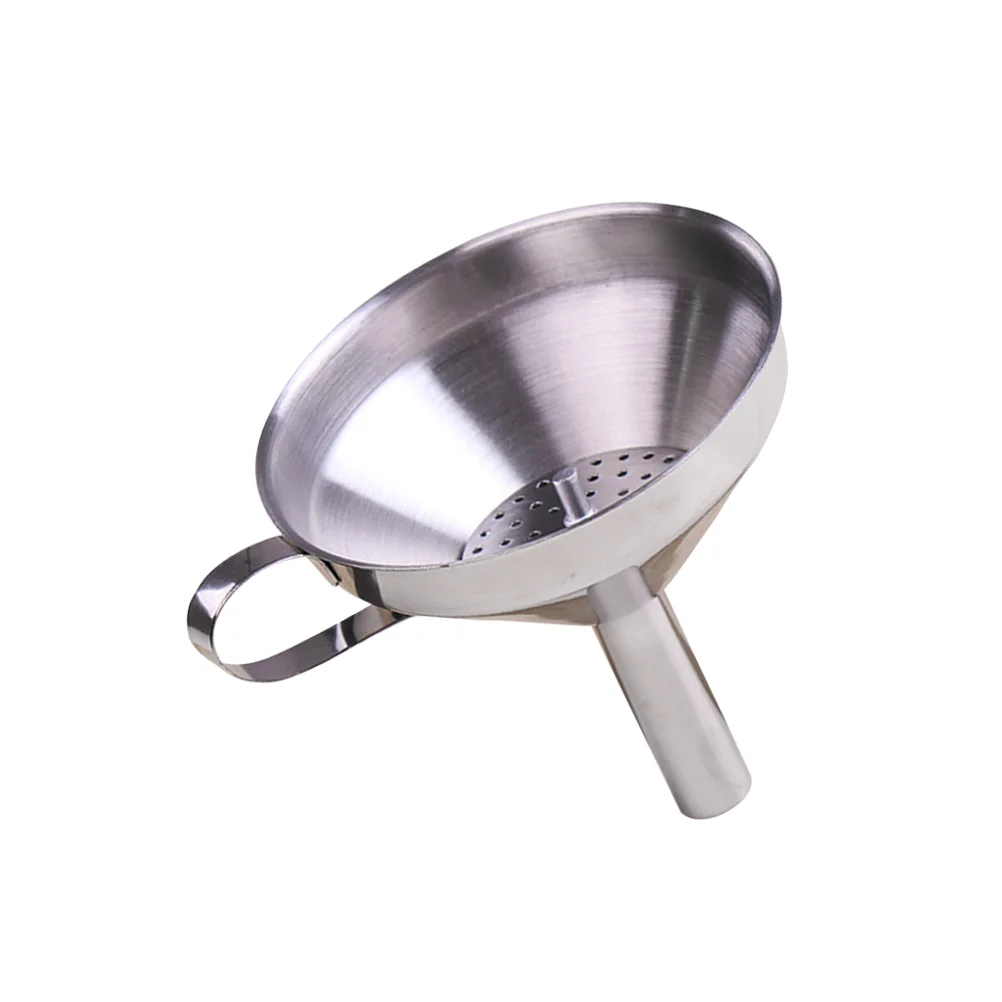 

Stainless Steel Funnels with Handle for Transferring Fluid Dry Ingredients