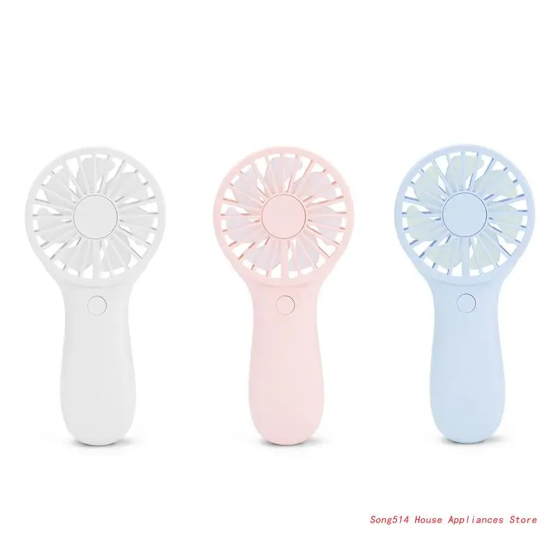 

Карманный ручной мини-вентилятор, 3 в, питание от батарейки AA, регулируемая скорость, Маленький Персональный вентилятор для членов семьи 95AC