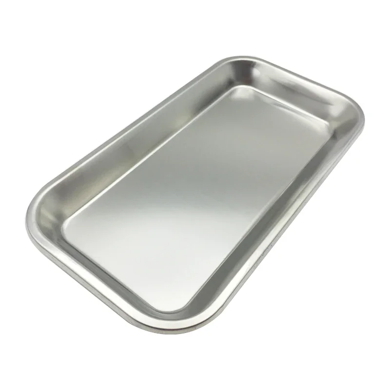 Медицинский хирургический лоток квадратная пластина из нержавеющей стали
