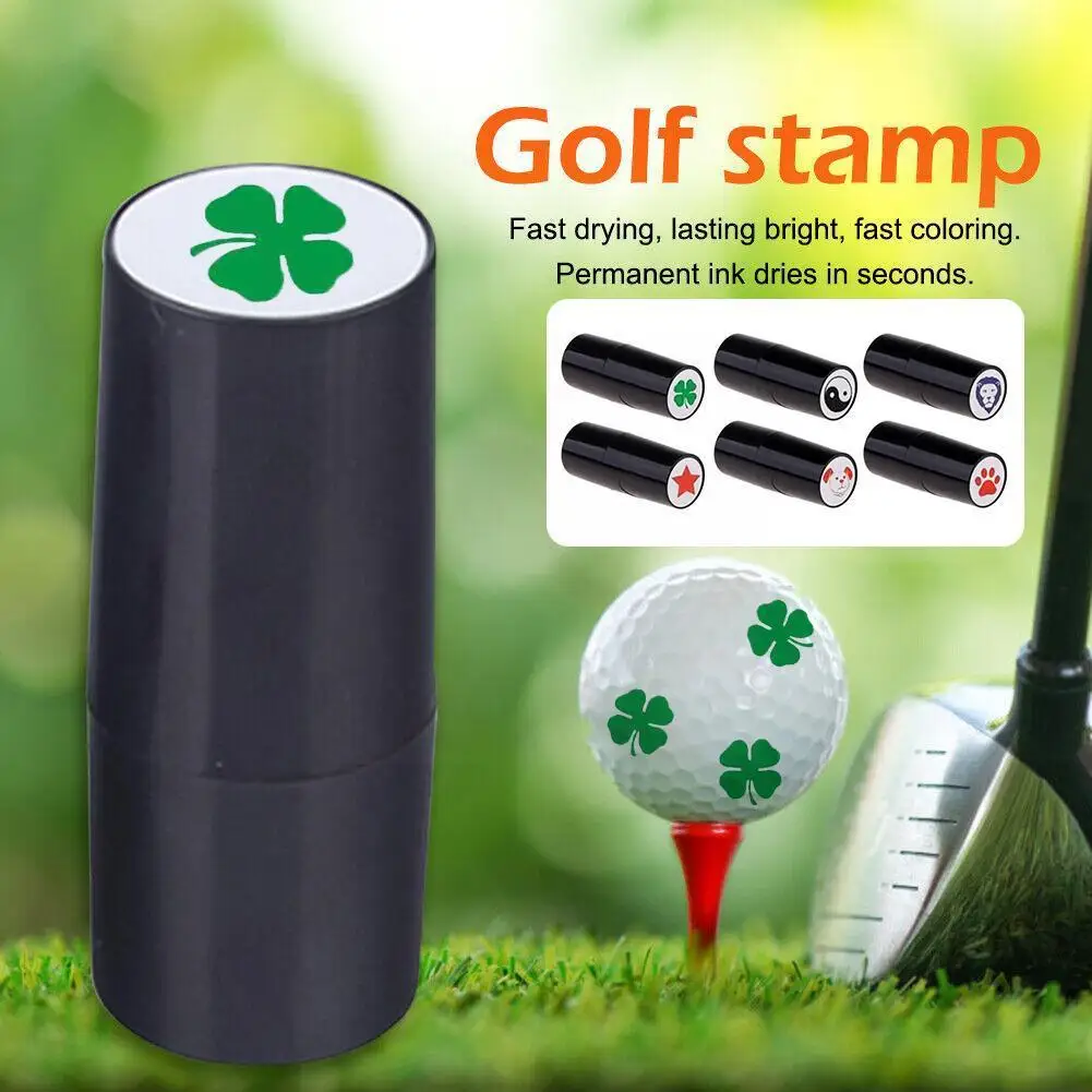 

1 Pcs Golf Ball Stamper Stamp Marker Various Patterns Quick Long Lasting Golf Accessories Drying Durable T9H1