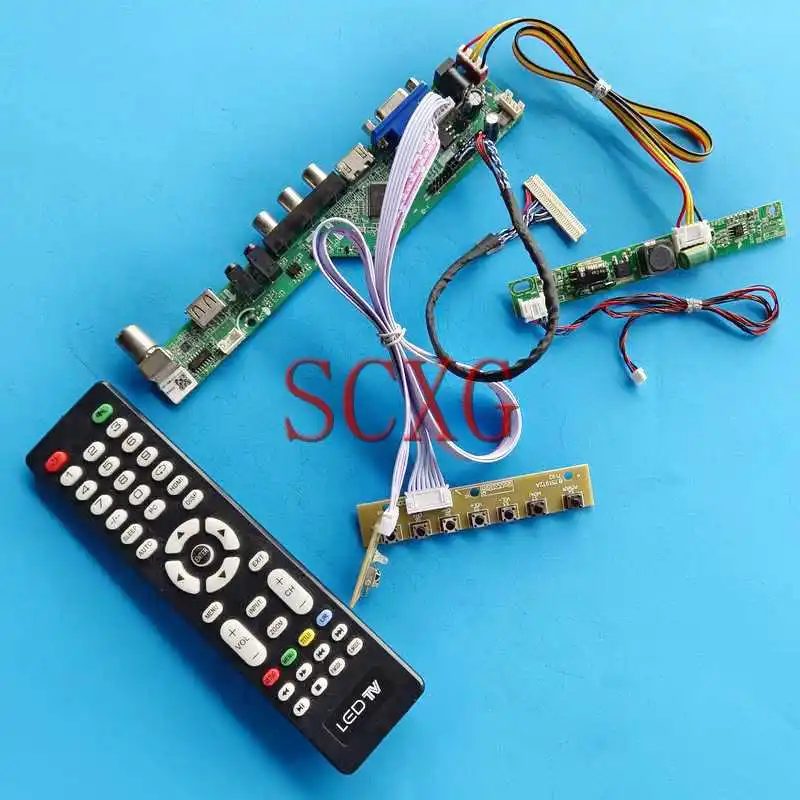 

Display Matrix Analog TV Controller Board For LTM215HT04 LTM215HT05 USB VGA AV RF 1920*1080 HDMI-Compatible 21.5" Kit 30Pin LVDS