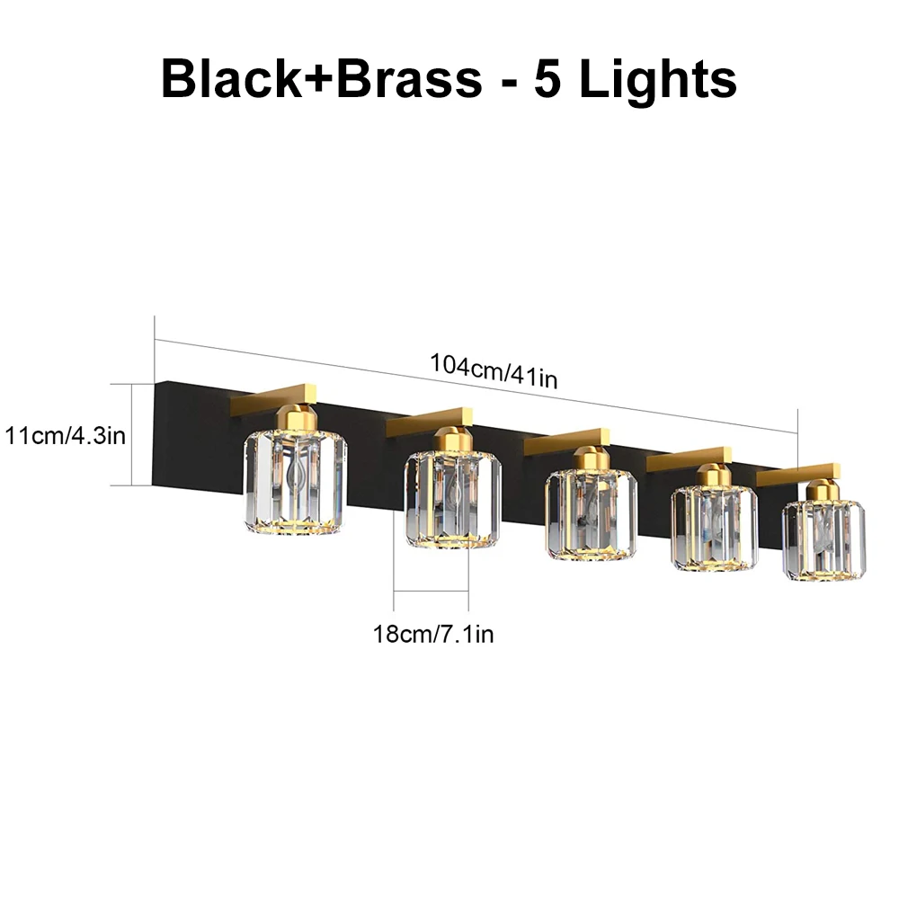 

Настенный светильник XIHKONGA черный хромированный из нержавеющей стали