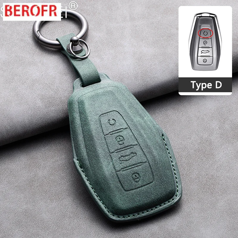 Pokrowiec na kluczyk samochodowy do Geely Coolray X6 Atlas Monjaro Tugella Geometry C Emgrand Global Kulrey Hawk GX7 Okavango