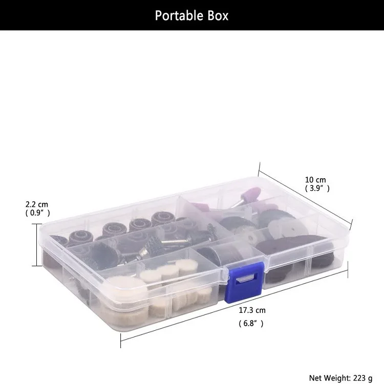 141 шт. набор аксессуаров для электрической мини-дрели