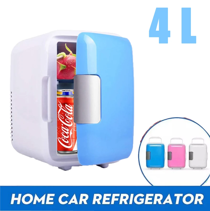 

Mini Refrigerator for Room Kitchen Beverage Exclusive Freezer Cosmetic Cooler & Warmer Makeup Fridge 4L Smart Car Fridge