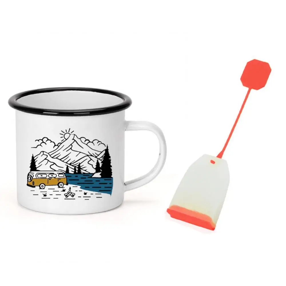 

Tea Bag General Fashionable Food Grade Material The Filter Holes Are Uniform And Dense Durable Camping Travel Essential Beer Mug