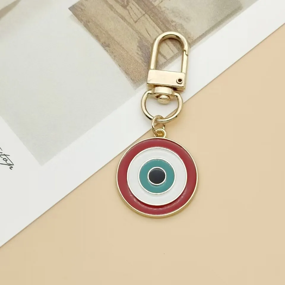 Цепочка для ключей женская с подвеской глаз