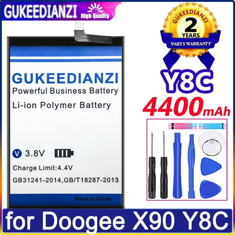 

GUKEEDIANZI Battery 4400mAh for Doogee X90 Y8C high quality batterij battery + Track NO
