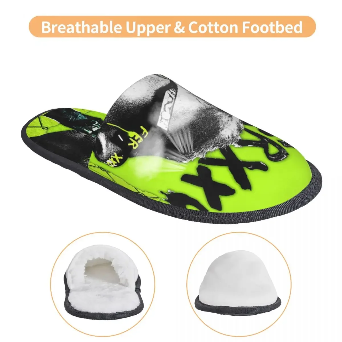 Feid Ferxxo мужские и женские меховые тапочки теплые специальные домашние для мужчин