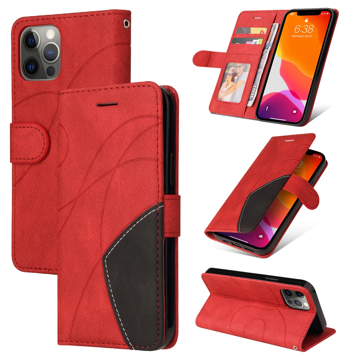

Flip Case For LG K8 K10 2017 G9 K40 K41S K50S K51 K61 K22 Plus K42 K52 K92 Stylo 6 7 Skin Touch Magnetic Card Stand Wallet Cover