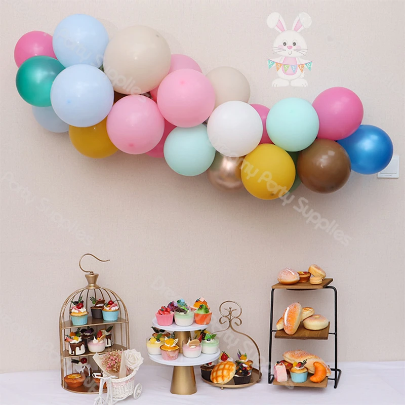 

35pcs Latex Balloon Garland DIY Ballon Rainbow Easter Decoration Baby Shower Birthday Party Supplies Wedding Bridal Shower Decor