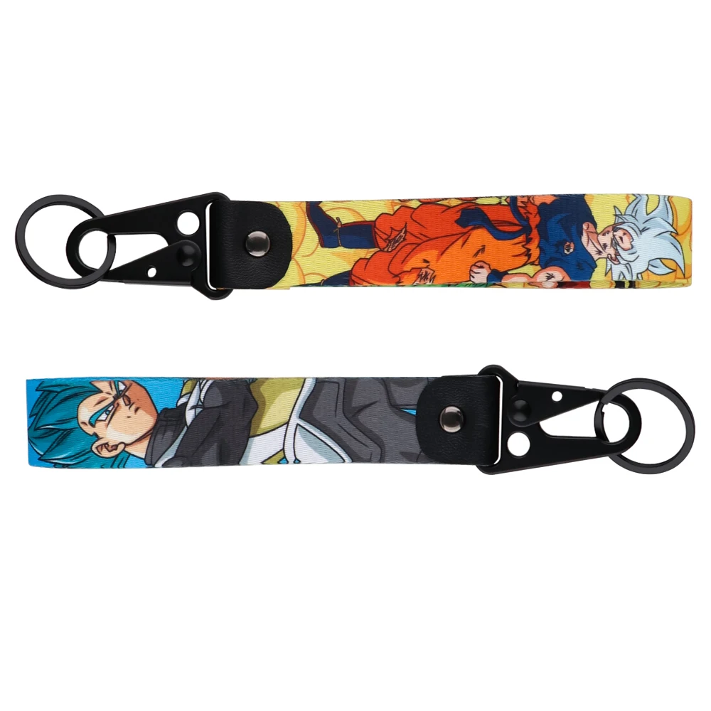 

Japanese Anime Dragon Ball Key Chain for Motorcycles Key Fobs Holder Key Ring Decorative Key Tag Chaveiro Accessories Gifts