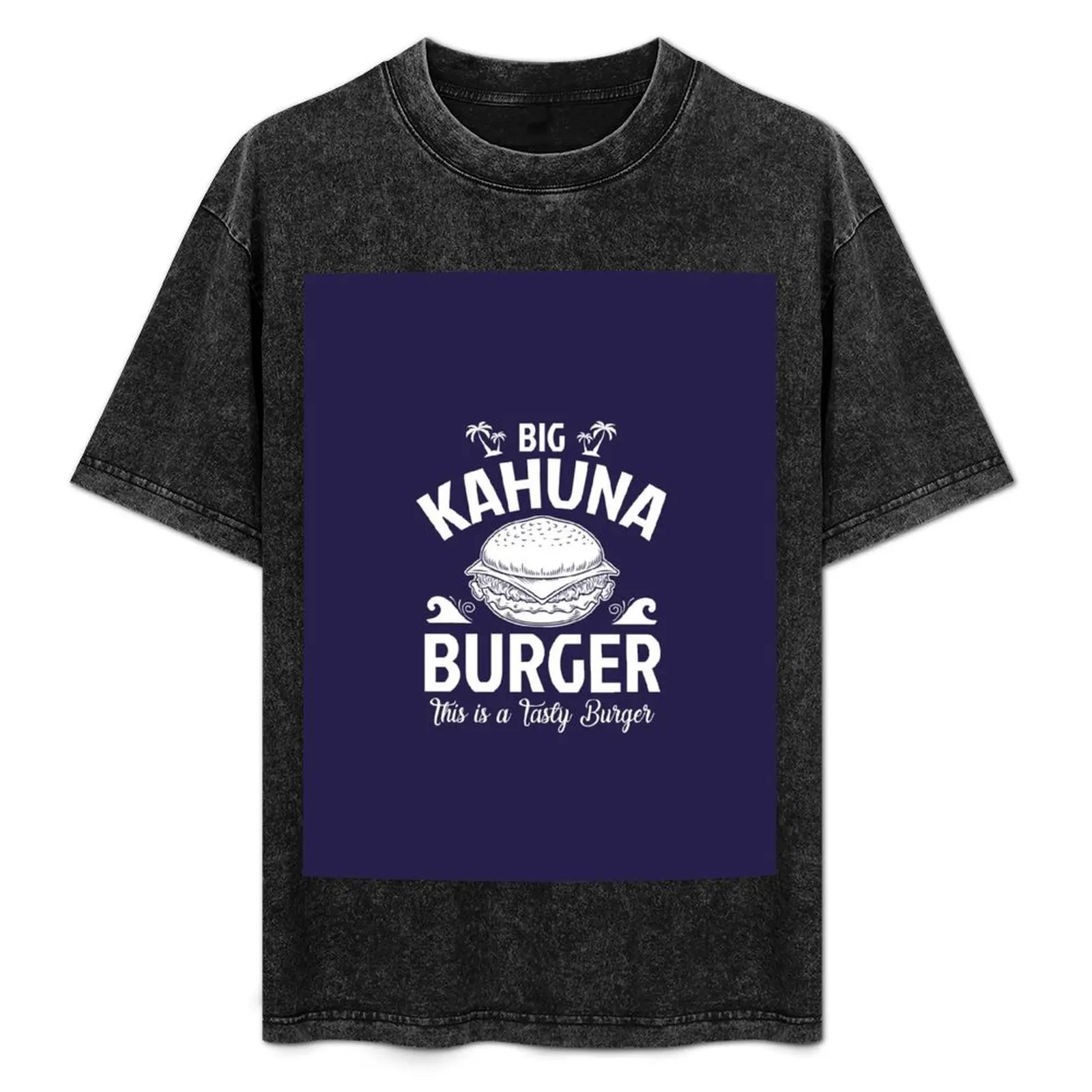 Футболка The Big Kahuna Burger мужская футболка топы больших размеров простые белые