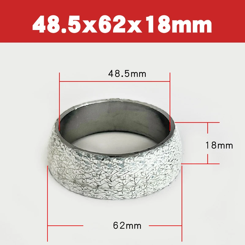 

Простой в использовании 1 шт., диаметр 35 мм-75 мм, автомобильный глушитель, прокладка выхлопной трубы, уплотнительное кольцо, хвостовой фланец, пончик