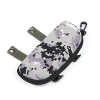 camouflage sunglasses case outdoor portable zipper glasses case belt sunglasses organizer storage box for outdoor camping hiking