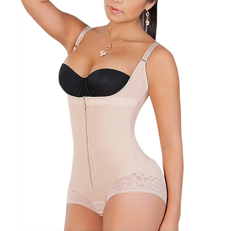 Fajas Colombianas Post Surgery Liposuction Compression Garments Shaper Bodysuit for Women
