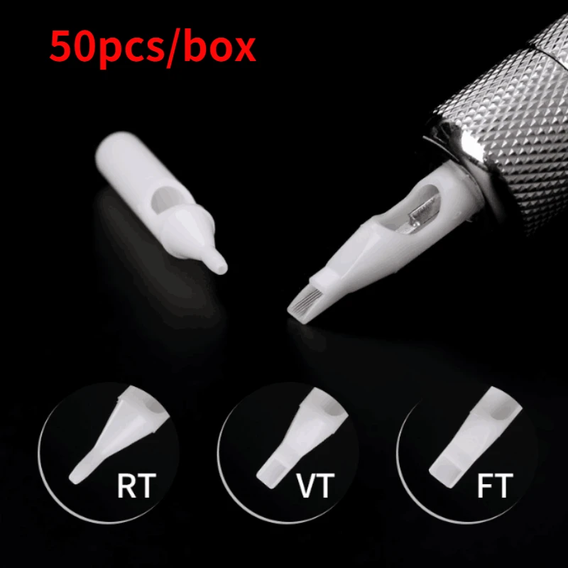 50 шт./коробка одноразовые стерильные насадки для тату-машинки |