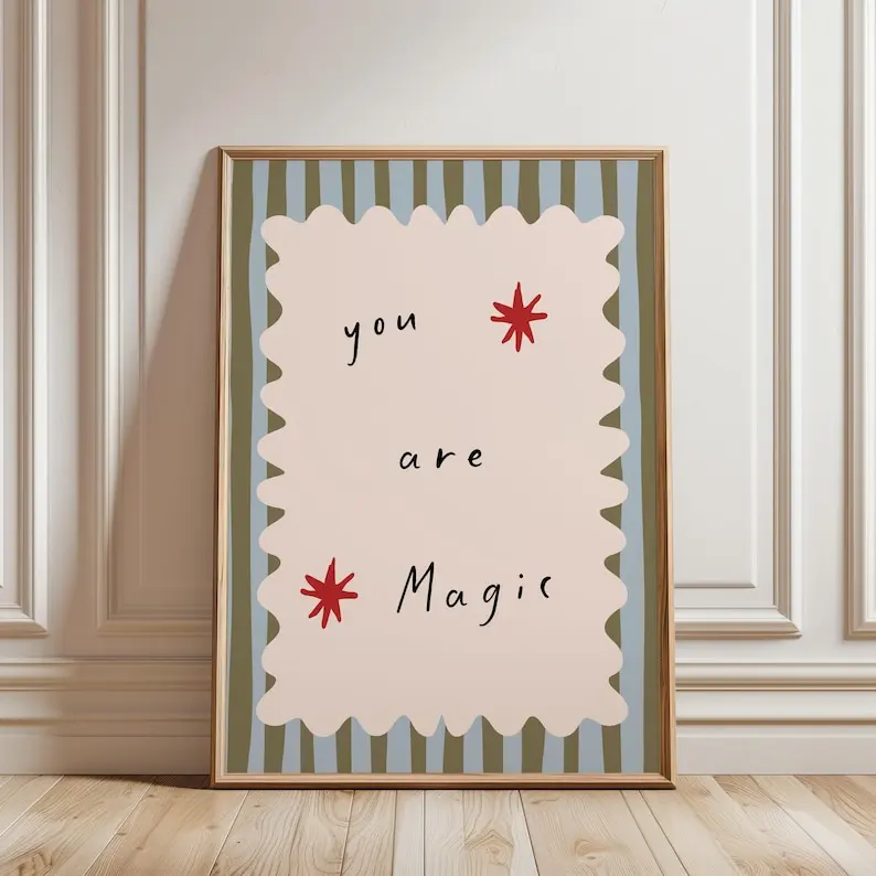 

Печать на холсте HALFLEMART «You're Magic Stamp»