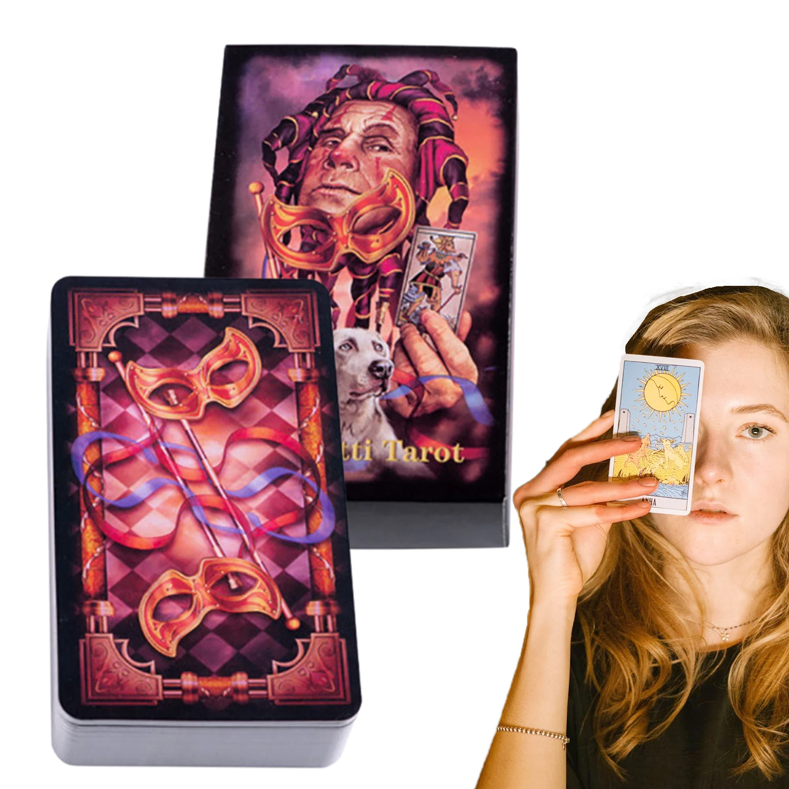 

Карта памяти Tarot колоды карт с инструкцией на английском языке