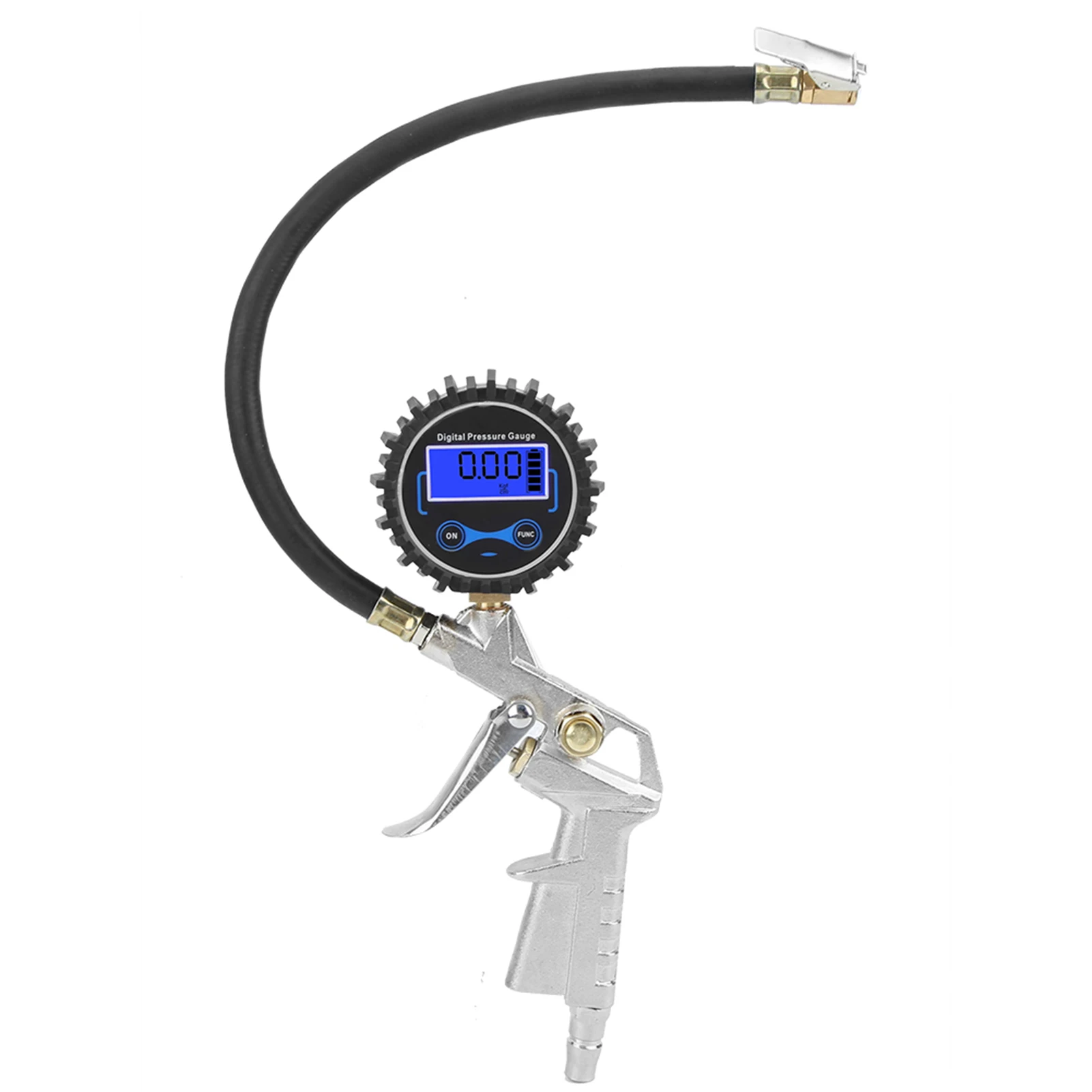 

0-200PSI Digital Air Tire Inflator High Accuracy Car Professional Pressure Gauge Meter