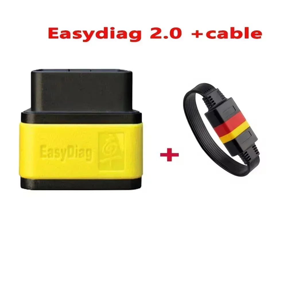 Лучшая цена Easydiag 2.0 OBD2 Bluetooth-адаптер Поддержка автомобильного сканера Xdiag/Diagzone