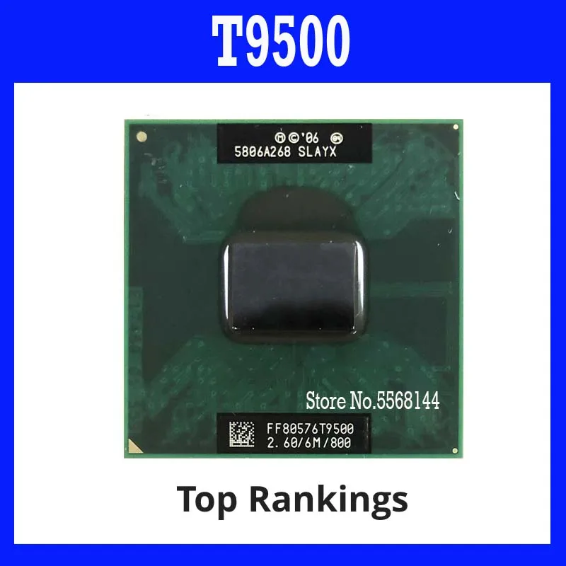 

40% скидка T9500 SLAQH SLAYX 2,6 ГГц двухъядерный двухпоточный ЦПУ Процессор 6 Мб 35 Вт Разъем P оригинальная официальная версия SHAOLIN