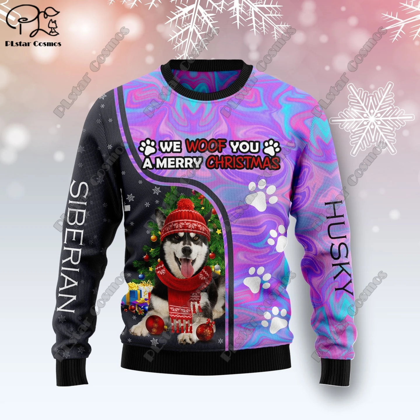 New 3D Printed Animal Custom Series Cute Christmas Pattern Ugly Sweater Street Casual Winter Sweatshirt S-97