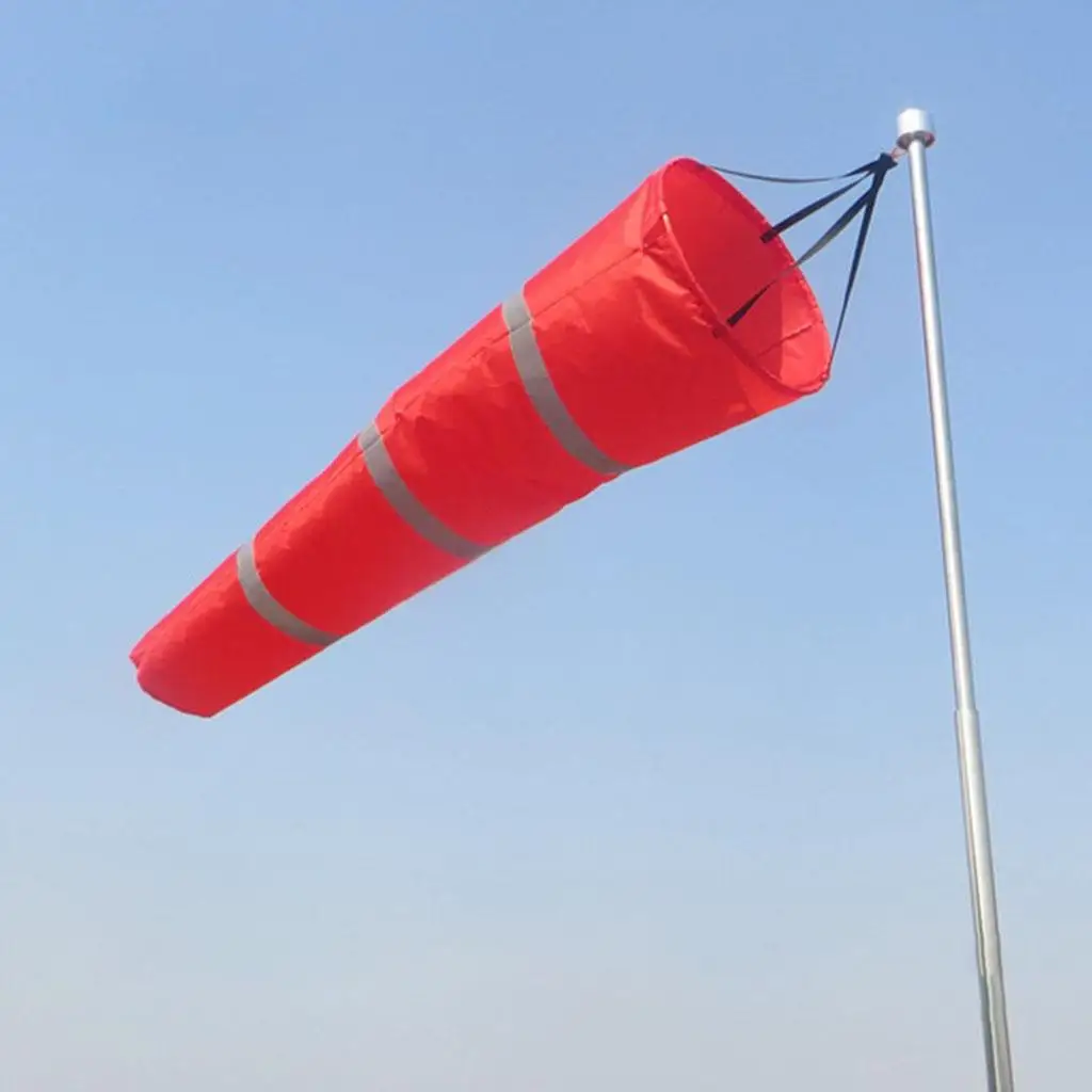 

Airport WindsockPolyester Wind Direction Measurement Sock Bag Red