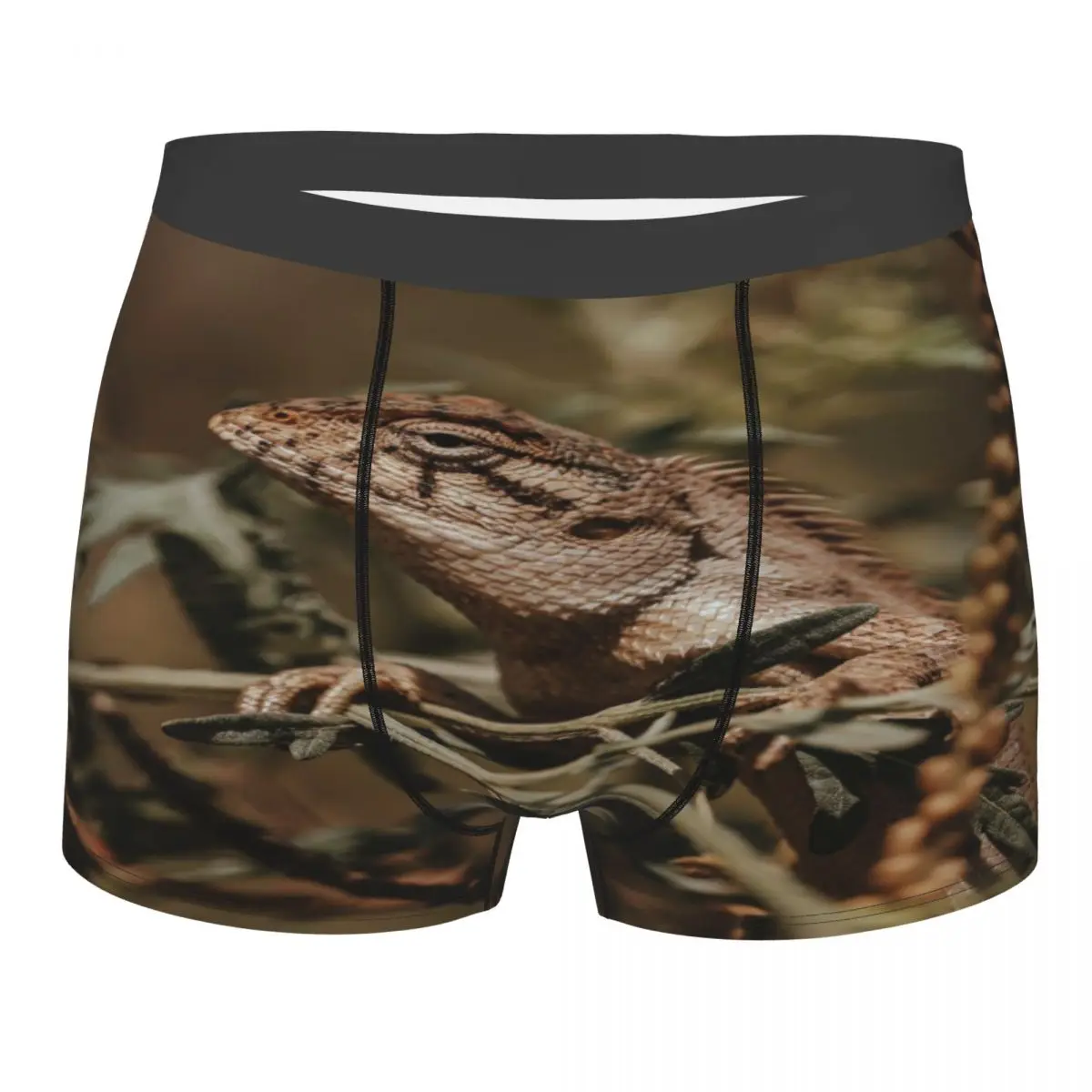 

Mens Boxer Sexy Underwear Chameleons Underpants Male Panties Pouch Short Pants