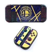 clear protective shell hard back colorful pattern hardcover glossy tablet joy con case for nintend ns switch console joy cons