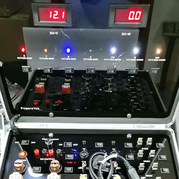 

Multi Function LED Light Test Tool Box For Car Light