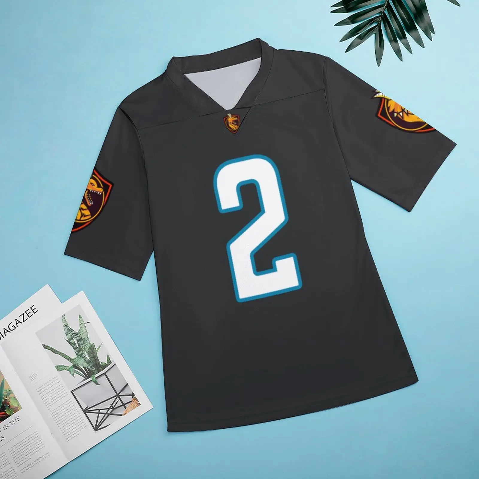 Оригинальные игровые футболки команды Каролина № 2 мужские винтажные для регби