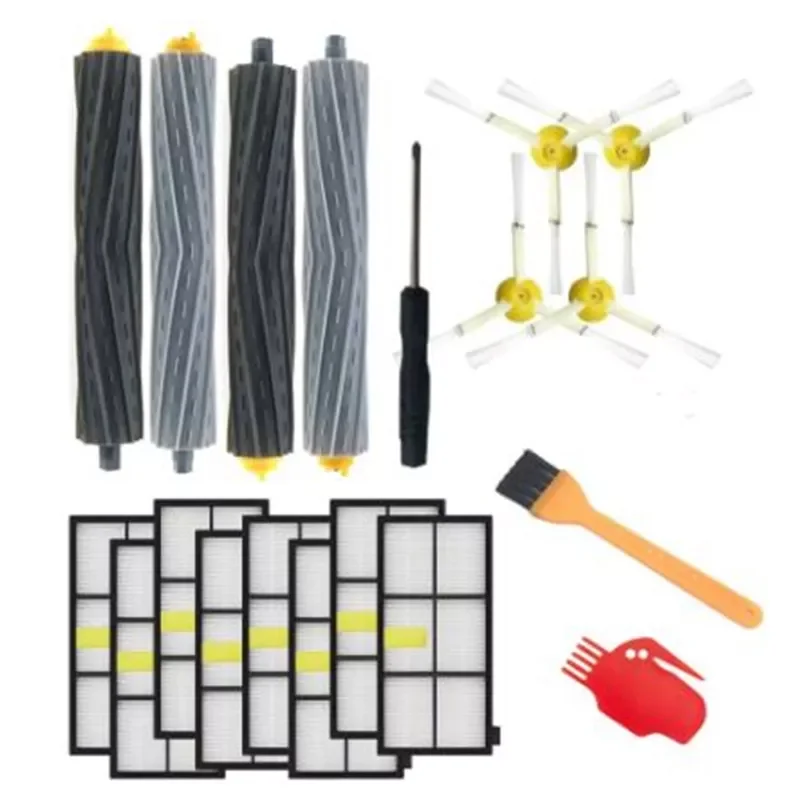 

HEPA Filters Replace Brush Kit Parts Accessories for IRobot Roomba 805 860 861 865 866 870 871 880 885 960 966 Series