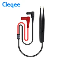 cleqee p1510 smd chip component lcr testing tool multimeter tester meter pen probe lead tweezers for fluke for vichy