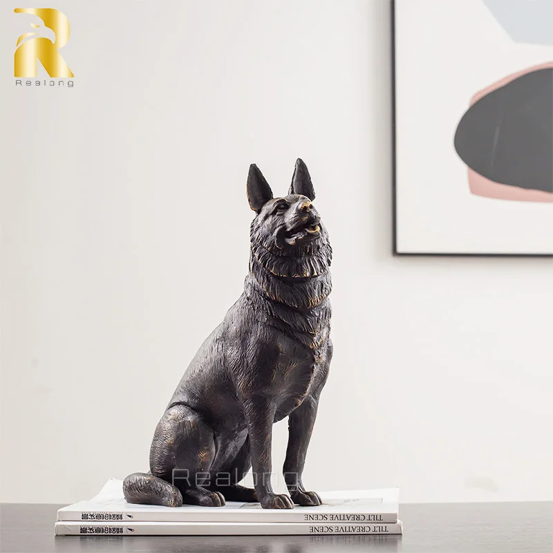 

Bronze Dog Sculpture Bronze Dog Sculpture Antique Bronze Dog Statues Casting Animal Ornament For Home Office Decor Craft Gifts